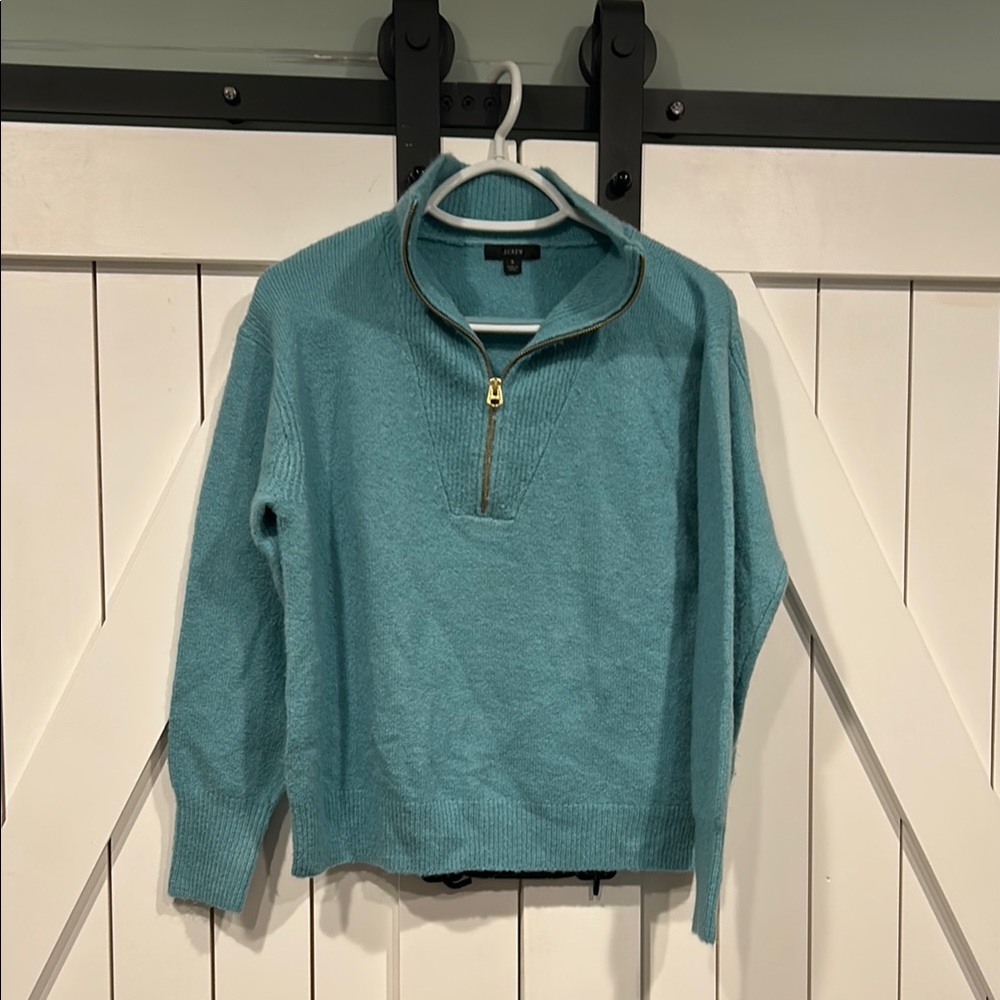 JCrew women’s 1/4 zip sweater